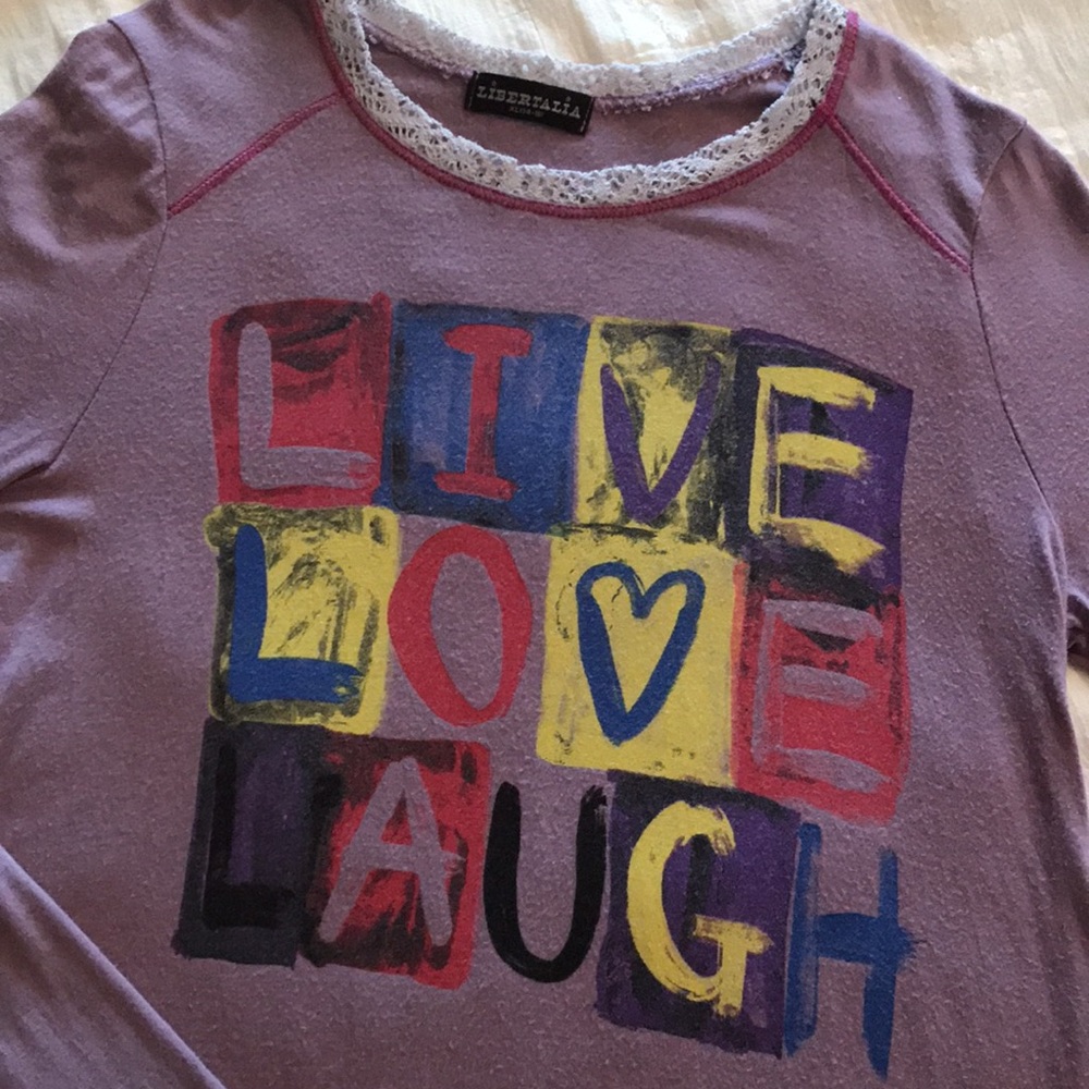 Girls Nordstrom Libertalia Purple Long Sleeve T-Shirt